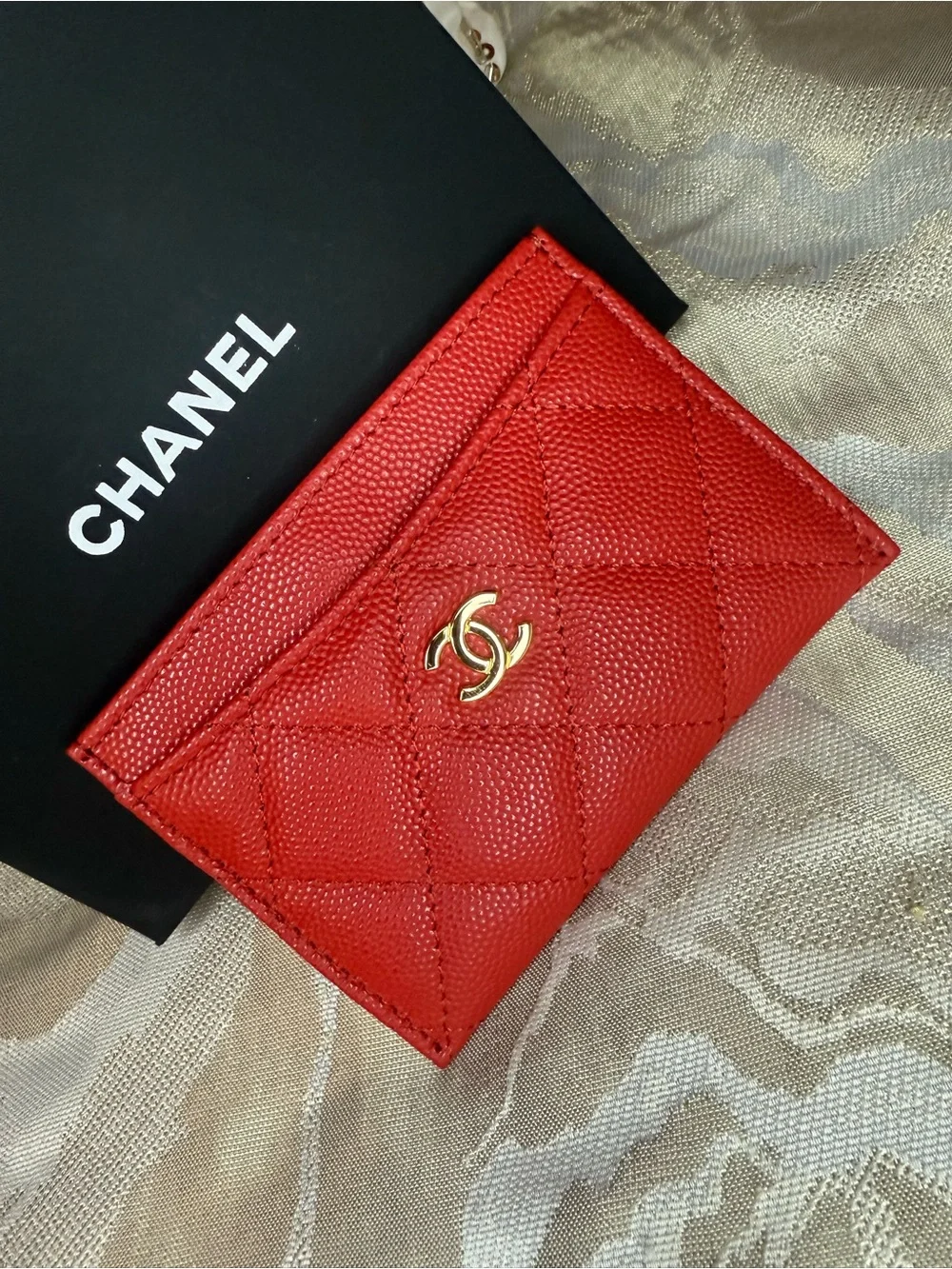 CHANEL card holder